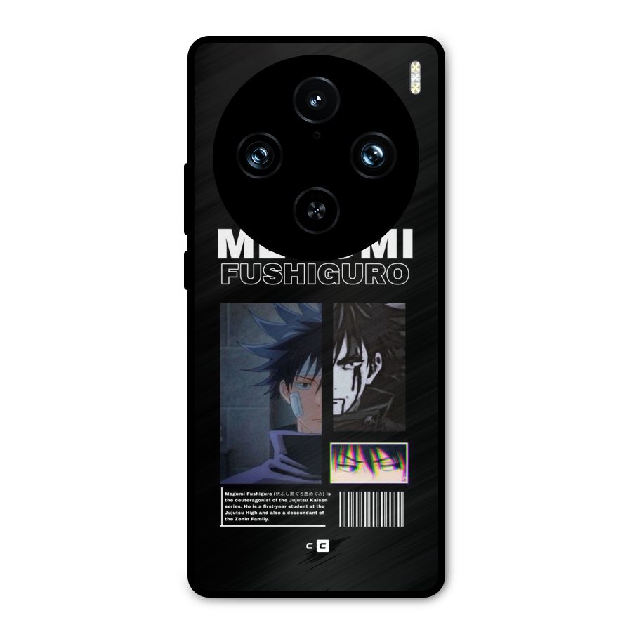 Megumi Fushiguro Metal Back Case for Vivo X100 Pro