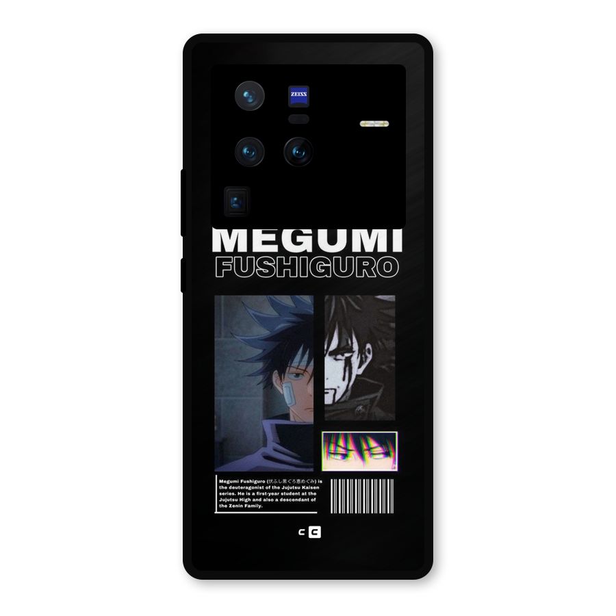 Megumi Fushiguro Metal Back Case for Vivo X80 Pro