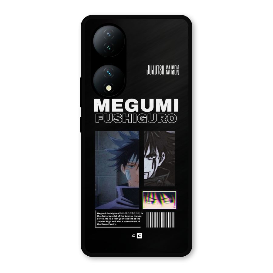 Megumi Fushiguro Metal Back Case for Vivo Y100a