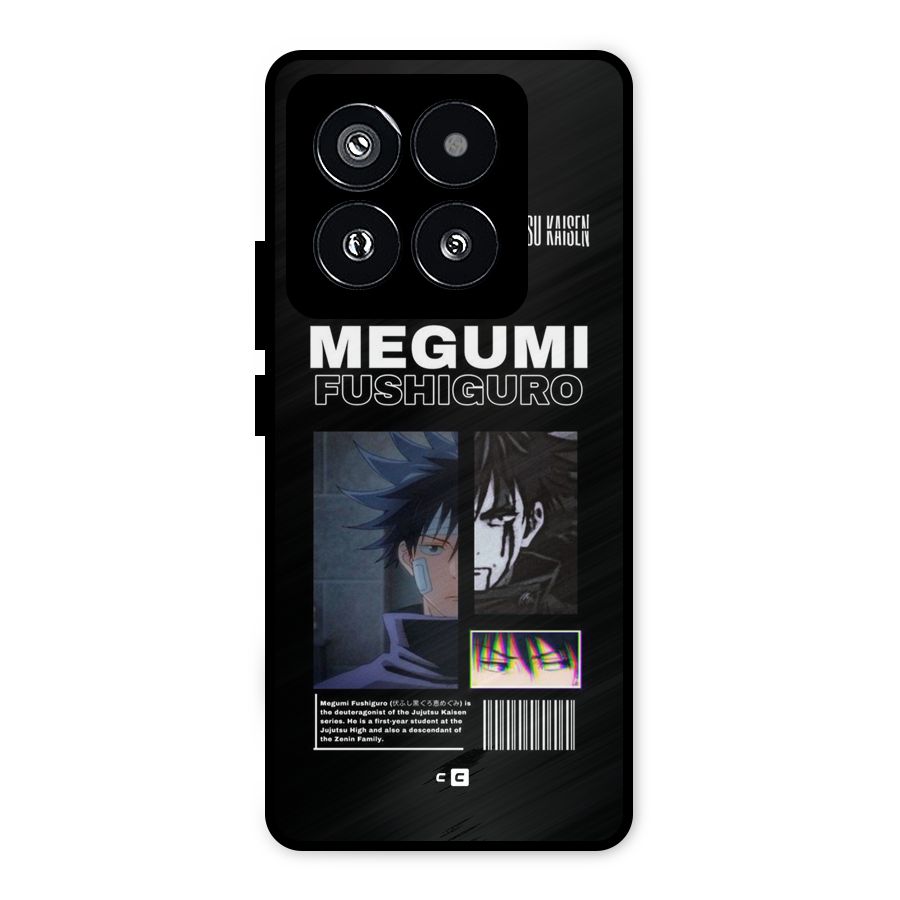 Megumi Fushiguro Metal Back Case for Xiaomi 14 Pro