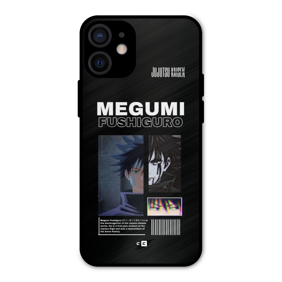 Megumi Fushiguro Metal Back Case for iPhone 12 Mini