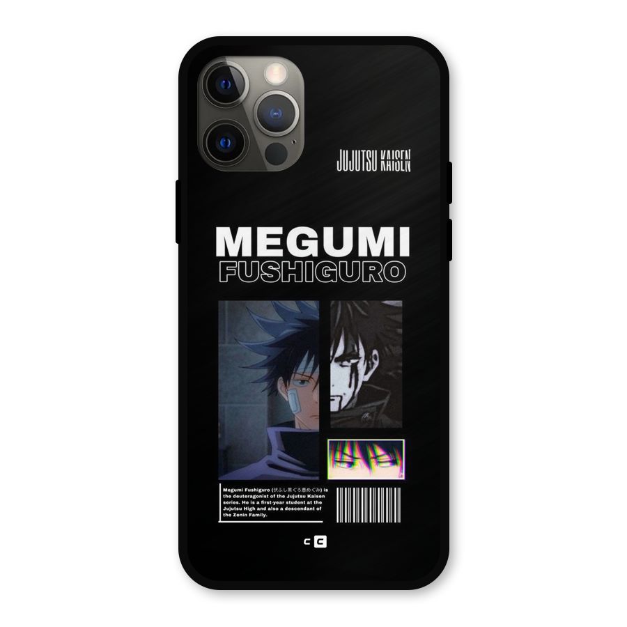 Megumi Fushiguro Metal Back Case for iPhone 12 Pro