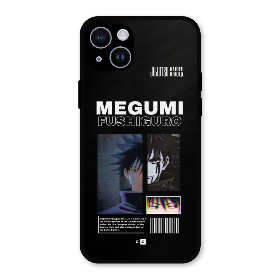 Megumi Fushiguro Metal Back Case for iPhone 14