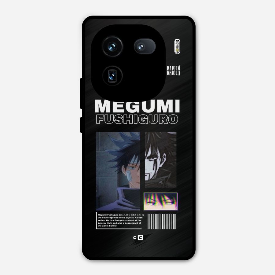 Megumi Fushiguro Metal Back Case for iQOO 12