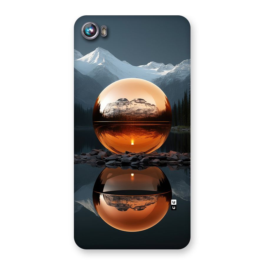 Metal Moon Back Case for Canvas Fire 4 (A107)