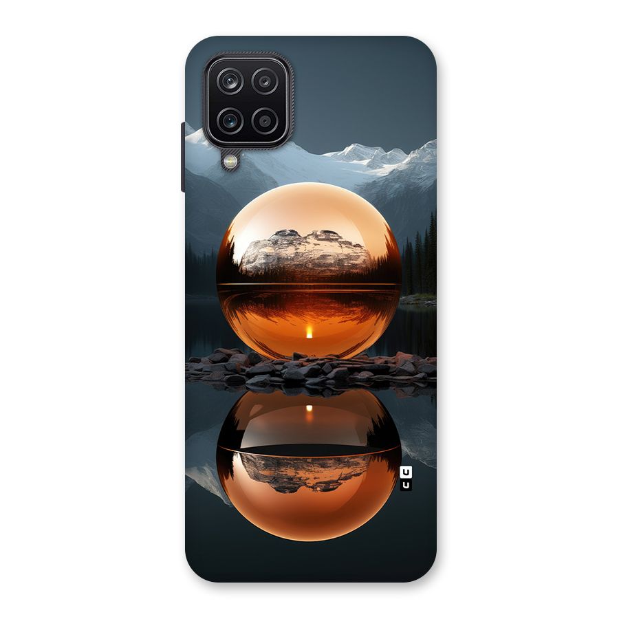 Metal Moon Back Case for Galaxy A12