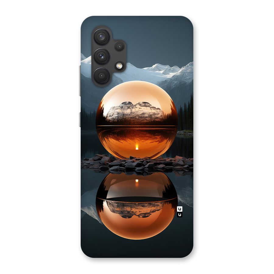 Metal Moon Back Case for Galaxy A32