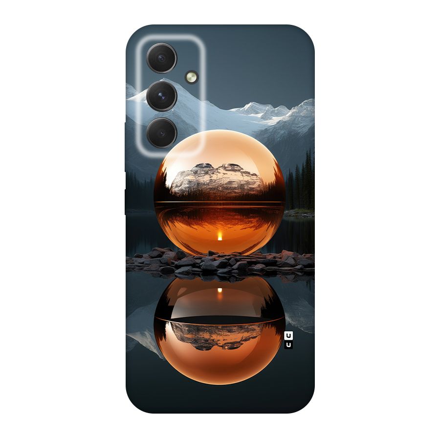 Metal Moon Back Case for Galaxy A54