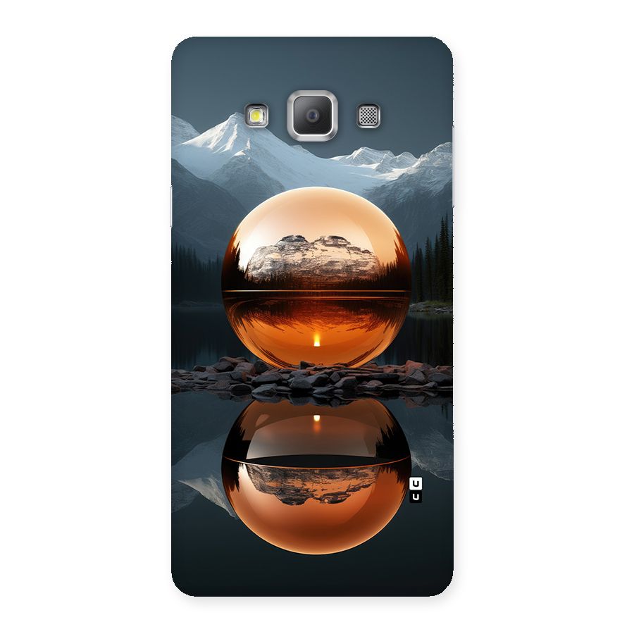 Metal Moon Back Case for Galaxy A7