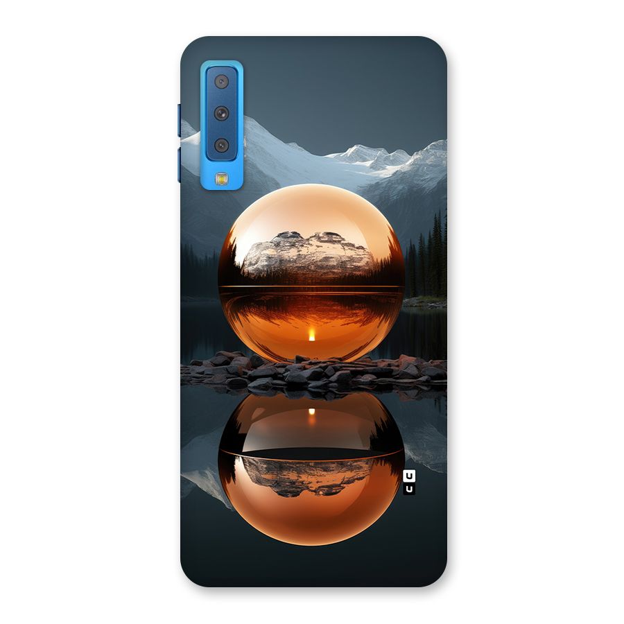 Metal Moon Back Case for Galaxy A7 (2018)
