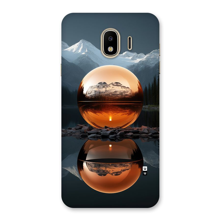 Metal Moon Back Case for Galaxy J4