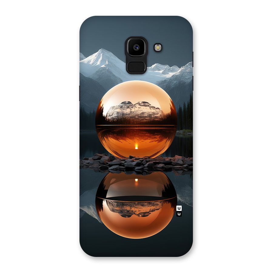 Metal Moon Back Case for Galaxy J6