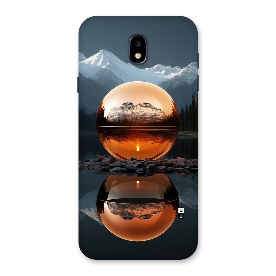 Metal Moon Back Case for Galaxy J7 Pro