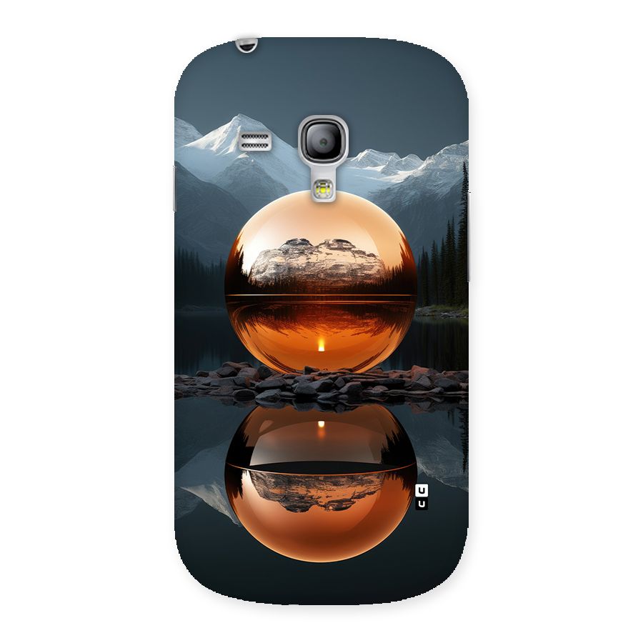 Metal Moon Back Case for Galaxy S3 Mini