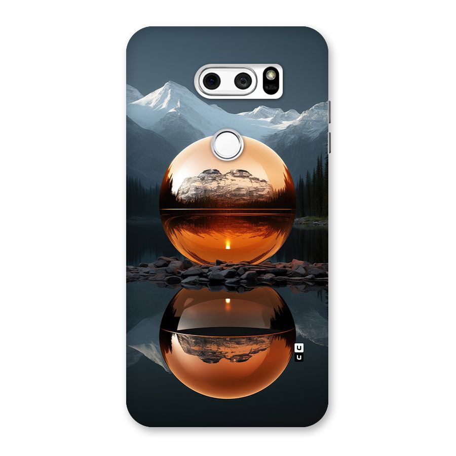 Metal Moon Back Case for LG V30