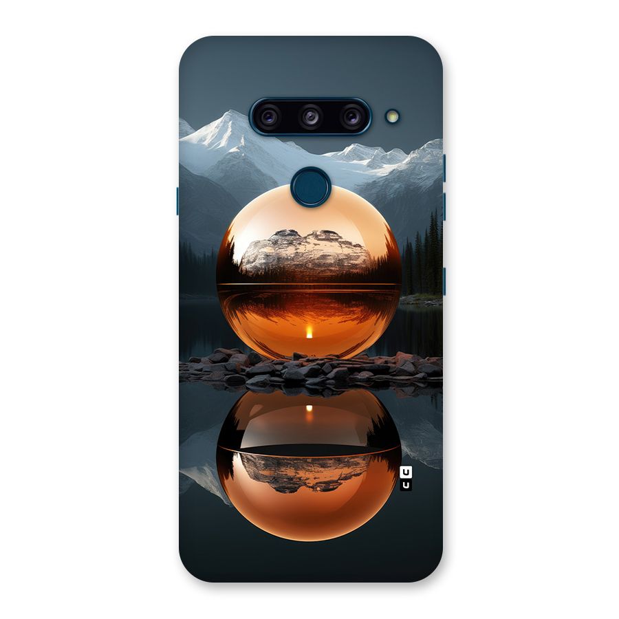 Metal Moon Back Case for LG  V40 ThinQ