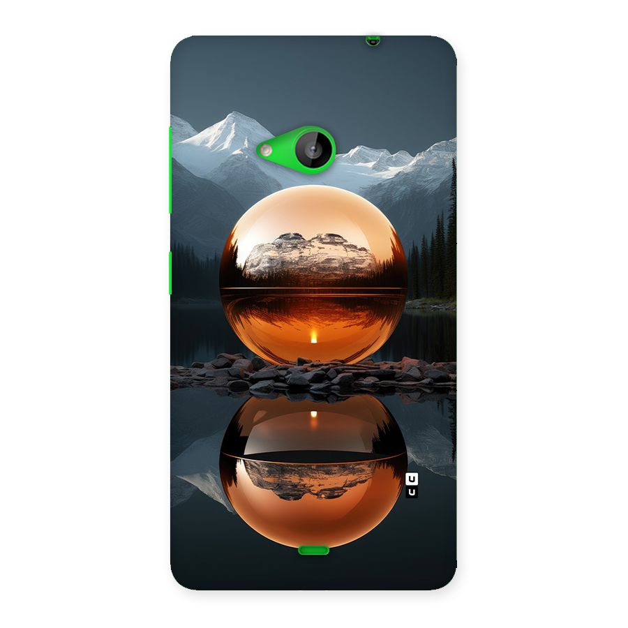 Metal Moon Back Case for Lumia 535