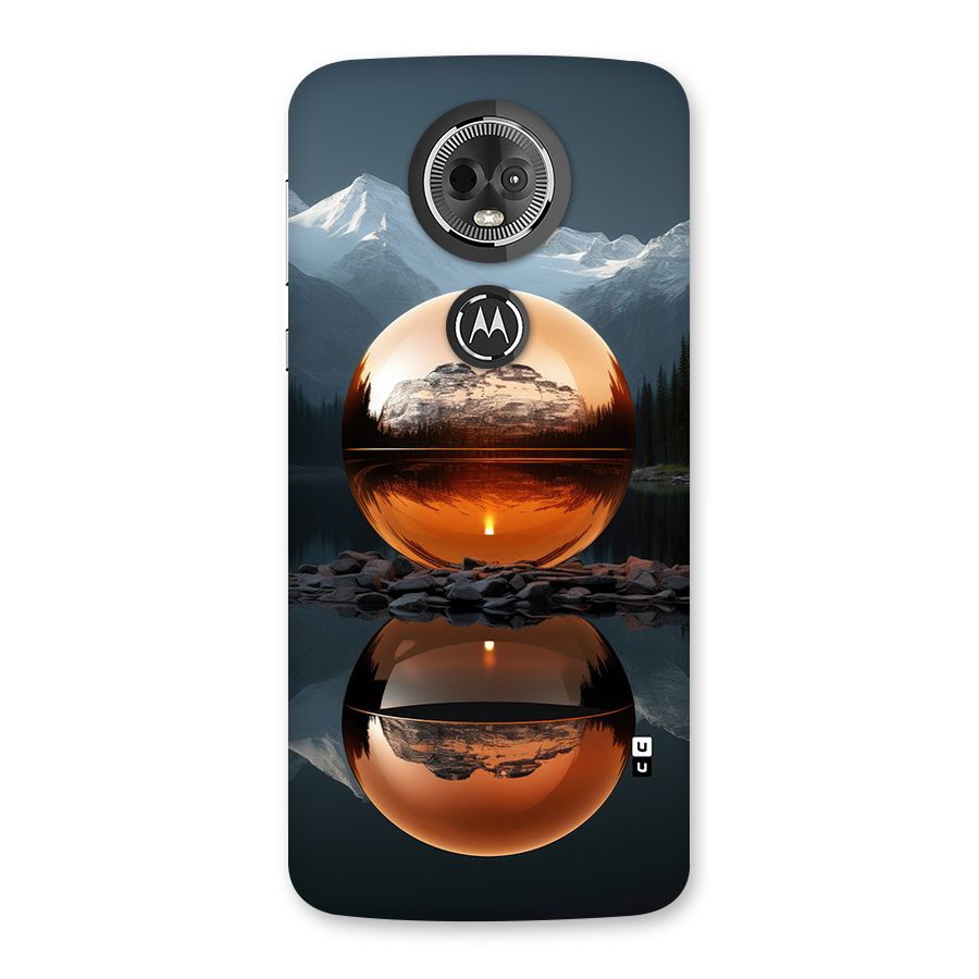 Metal Moon Back Case for Moto E5 Plus