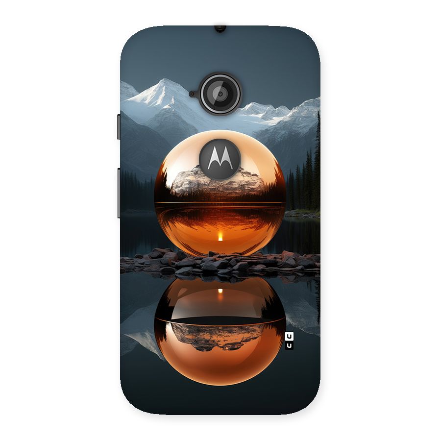 Metal Moon Back Case for Moto E 2nd Gen