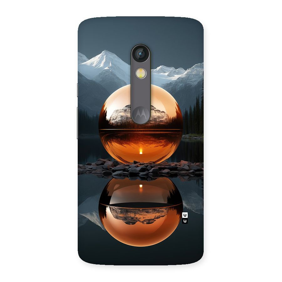 Metal Moon Back Case for Moto X Play