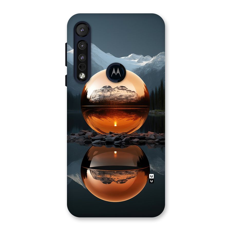 Metal Moon Back Case for Motorola One Macro