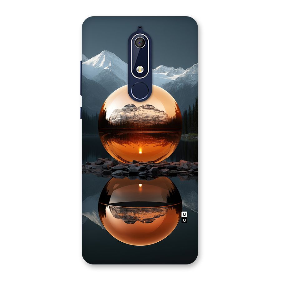 Metal Moon Back Case for Nokia 5.1