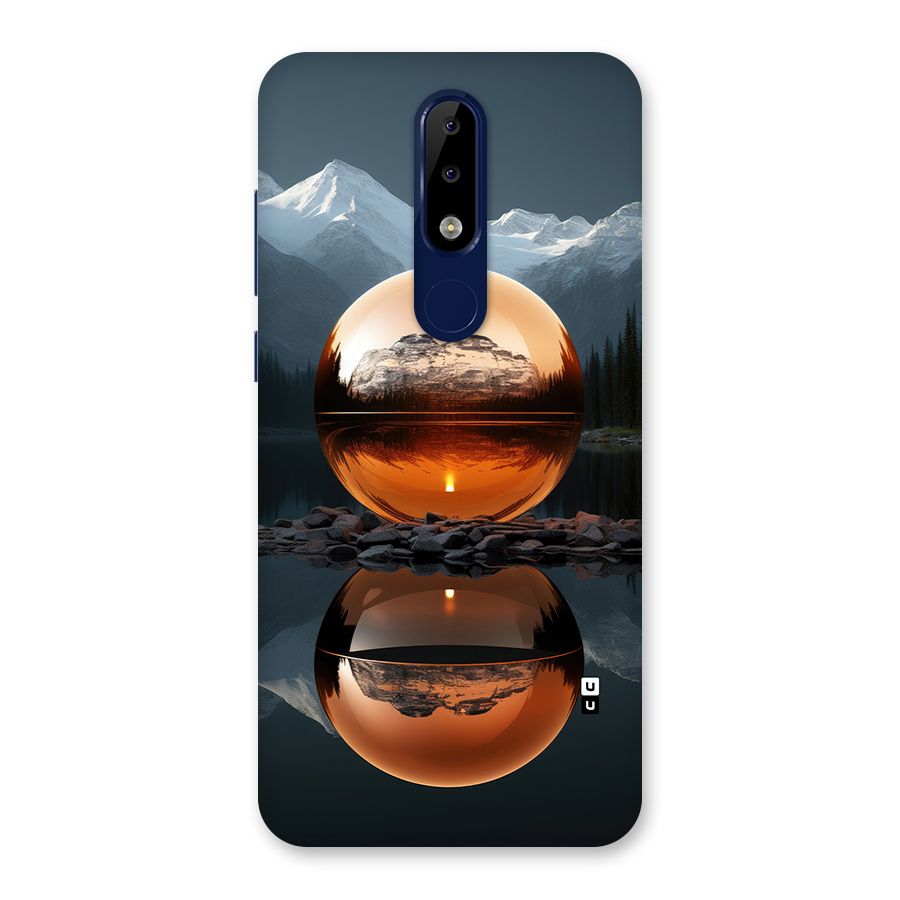 Metal Moon Back Case for Nokia 5.1 Plus