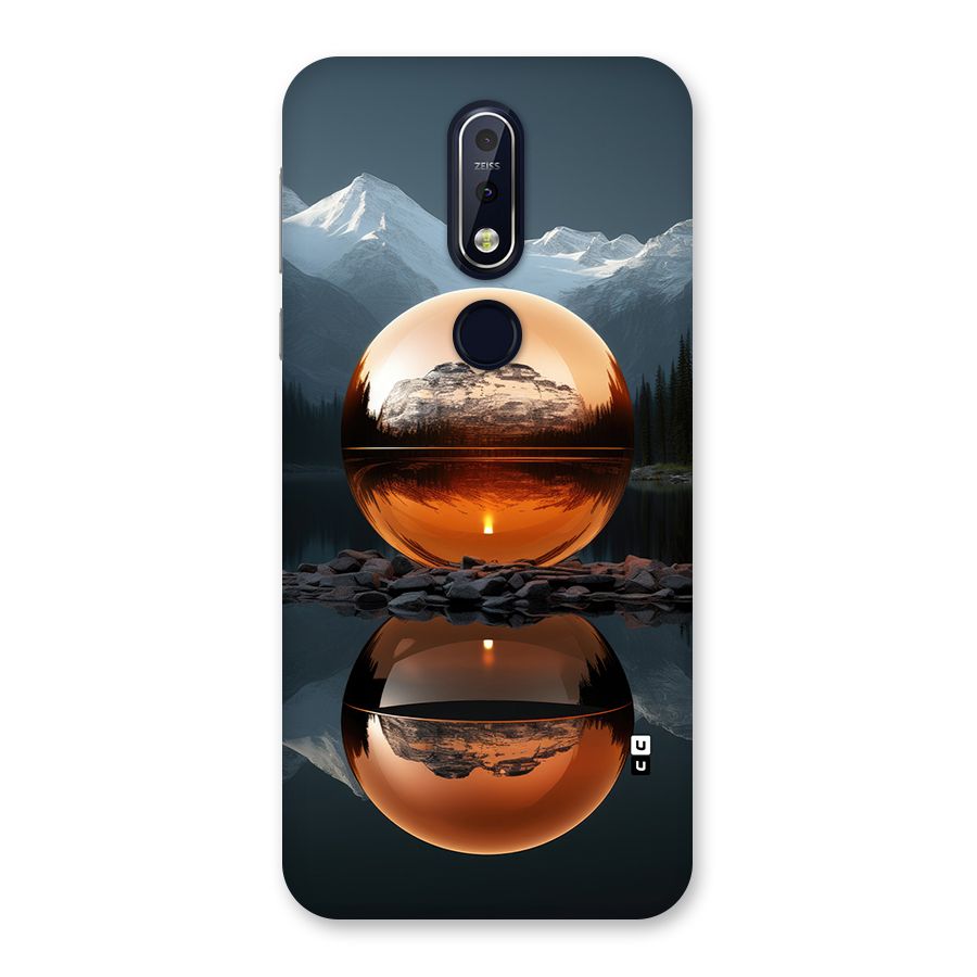Metal Moon Back Case for Nokia 7.1