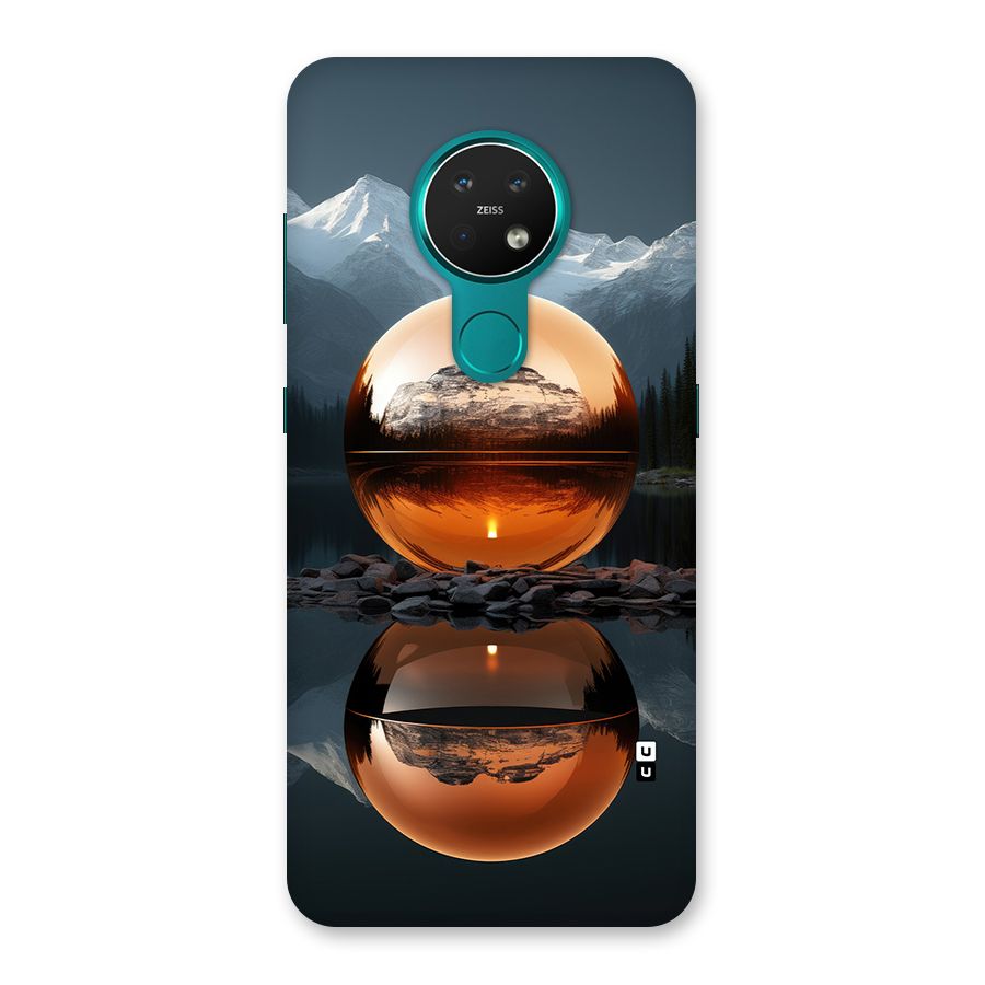 Metal Moon Back Case for Nokia 7.2