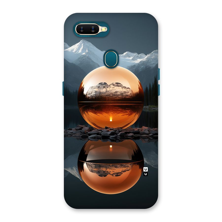 Metal Moon Back Case for Oppo A12