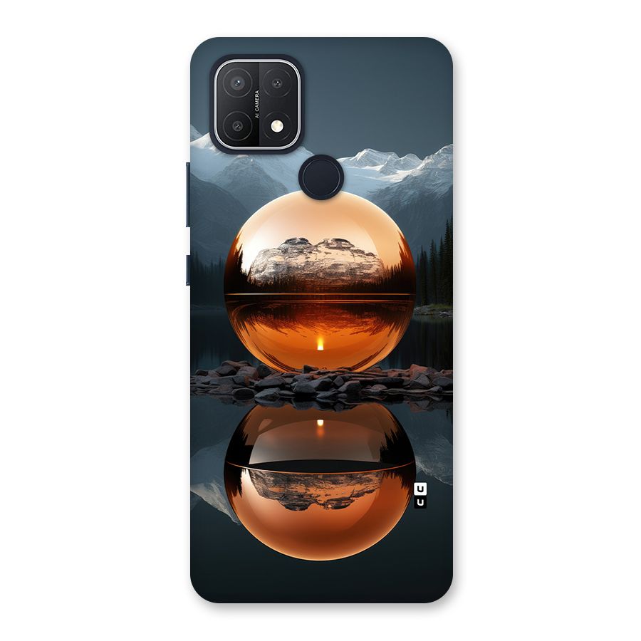 Metal Moon Back Case for Oppo A15