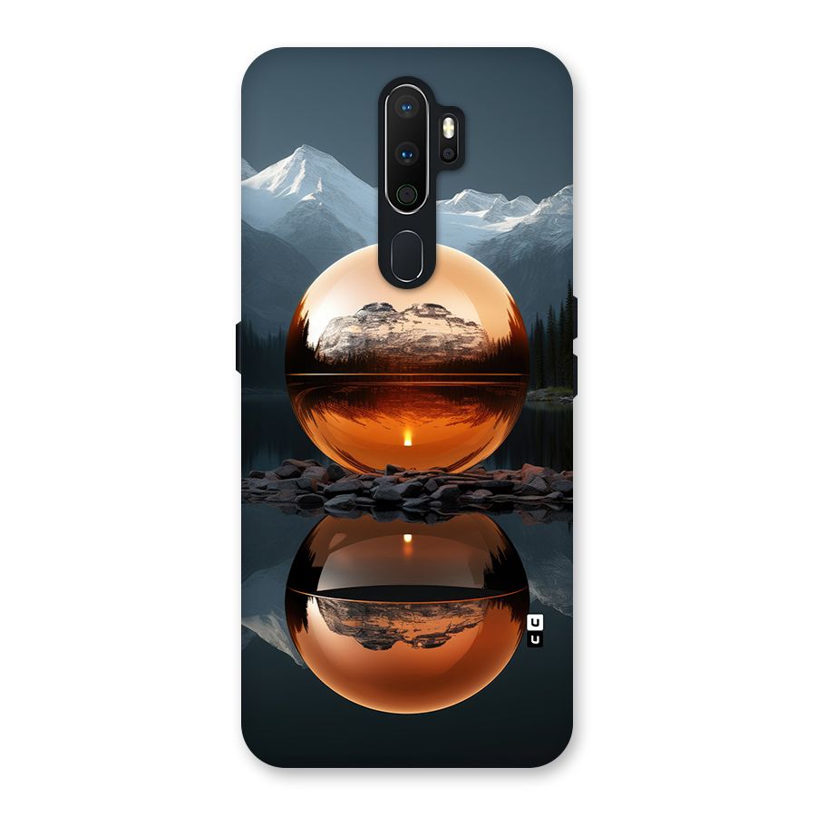 Metal Moon Back Case for Oppo A5 (2020)