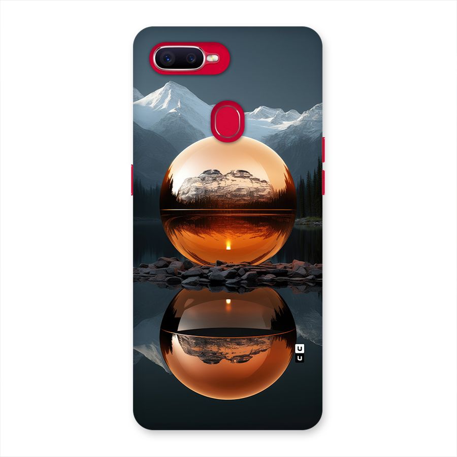 Metal Moon Back Case for Oppo F9 Pro
