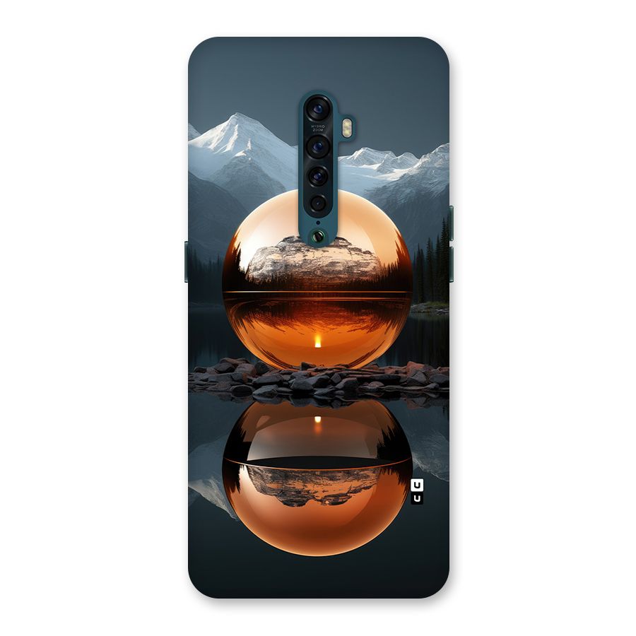 Metal Moon Back Case for Oppo Reno2