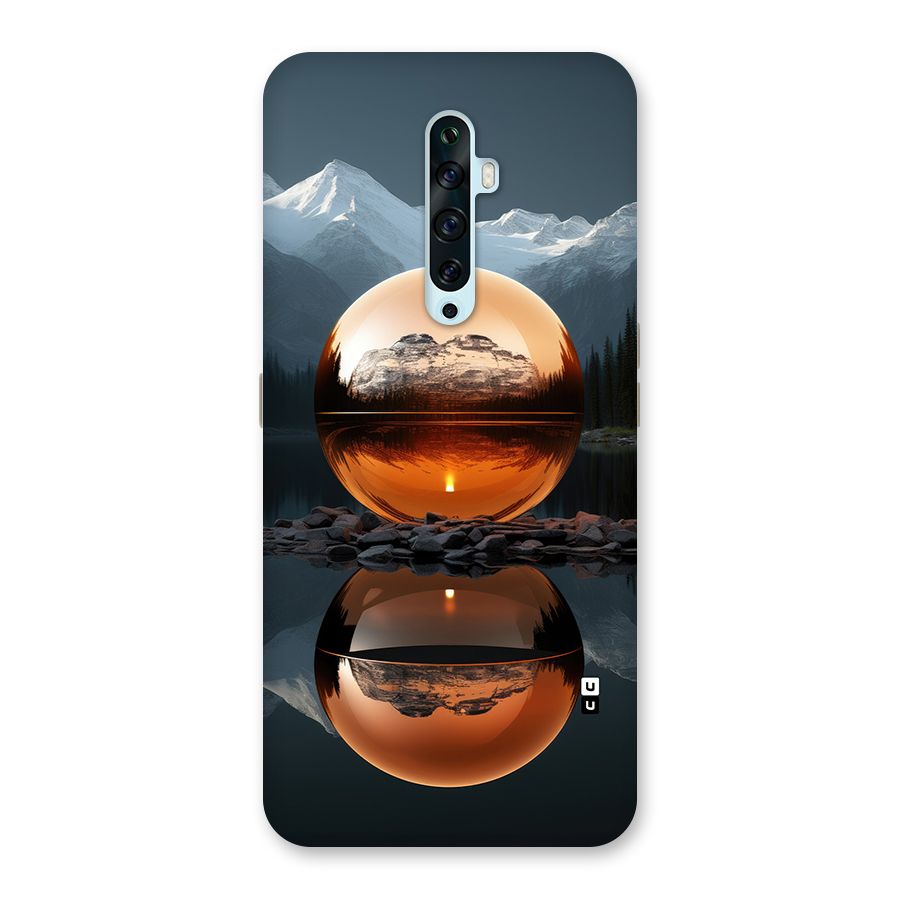 Metal Moon Back Case for Oppo Reno2 F