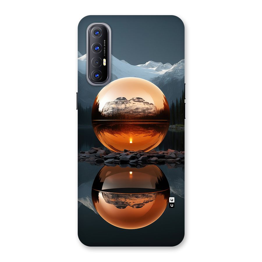 Metal Moon Back Case for Oppo Reno3 Pro