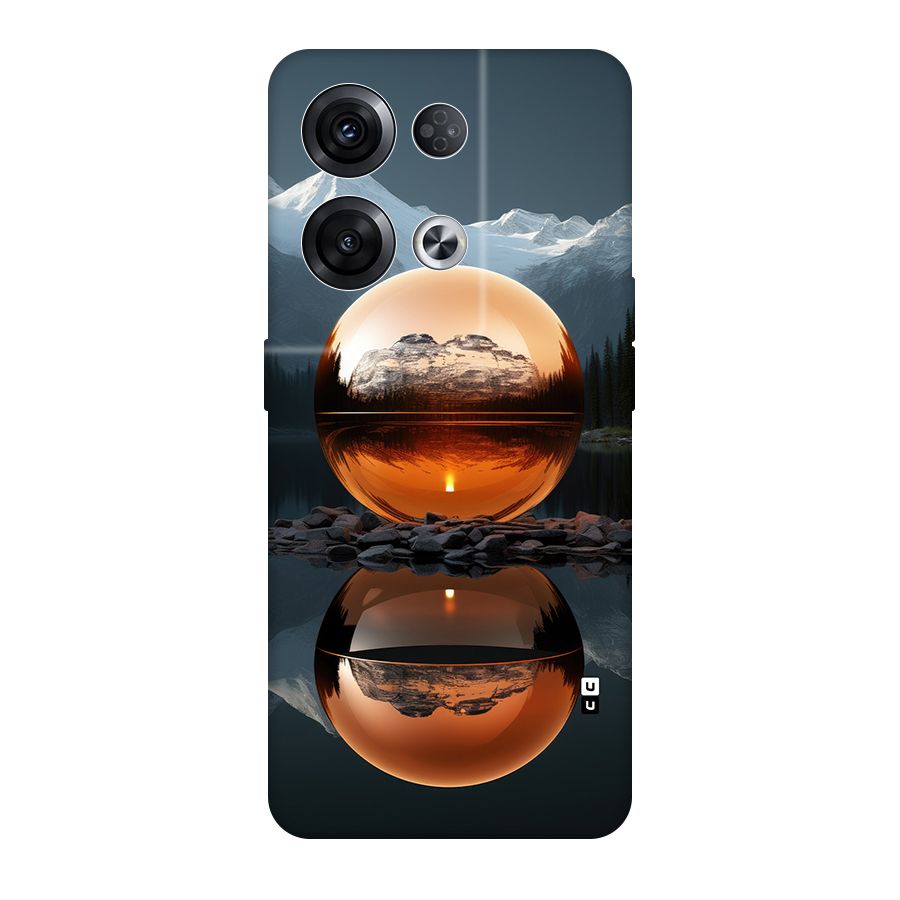 Metal Moon Back Case for Oppo Reno8 Pro 5G