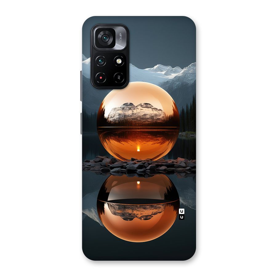 Metal Moon Back Case for Poco M4 Pro 5G