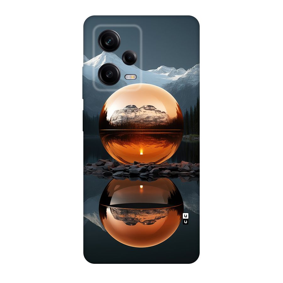 Metal Moon Back Case for Redmi Note 12 Pro