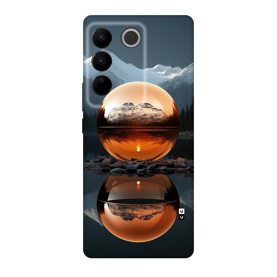 Metal Moon Back Case for Vivo V27