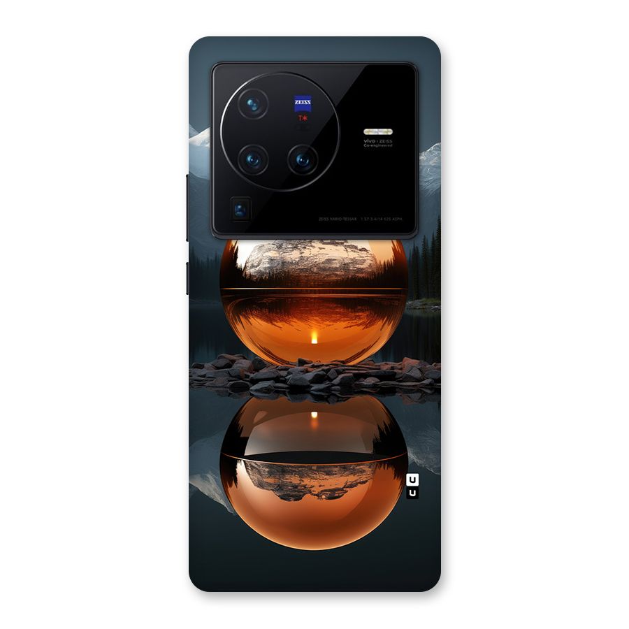Metal Moon Back Case for Vivo X80 Pro