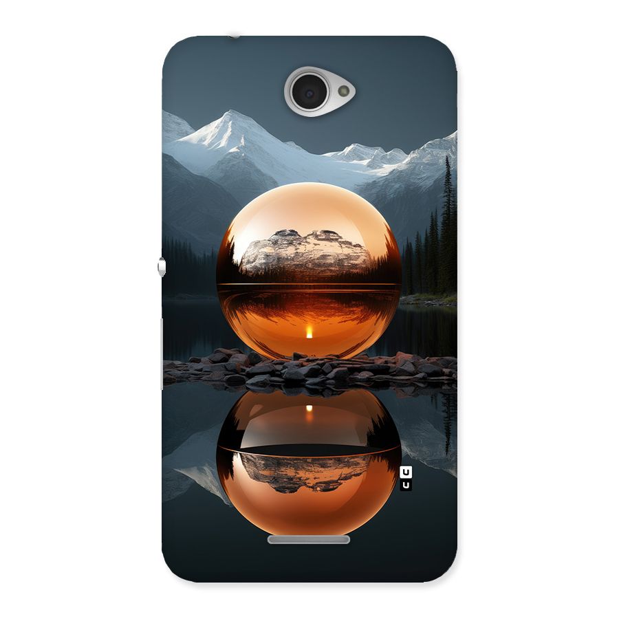 Metal Moon Back Case for Xperia E4