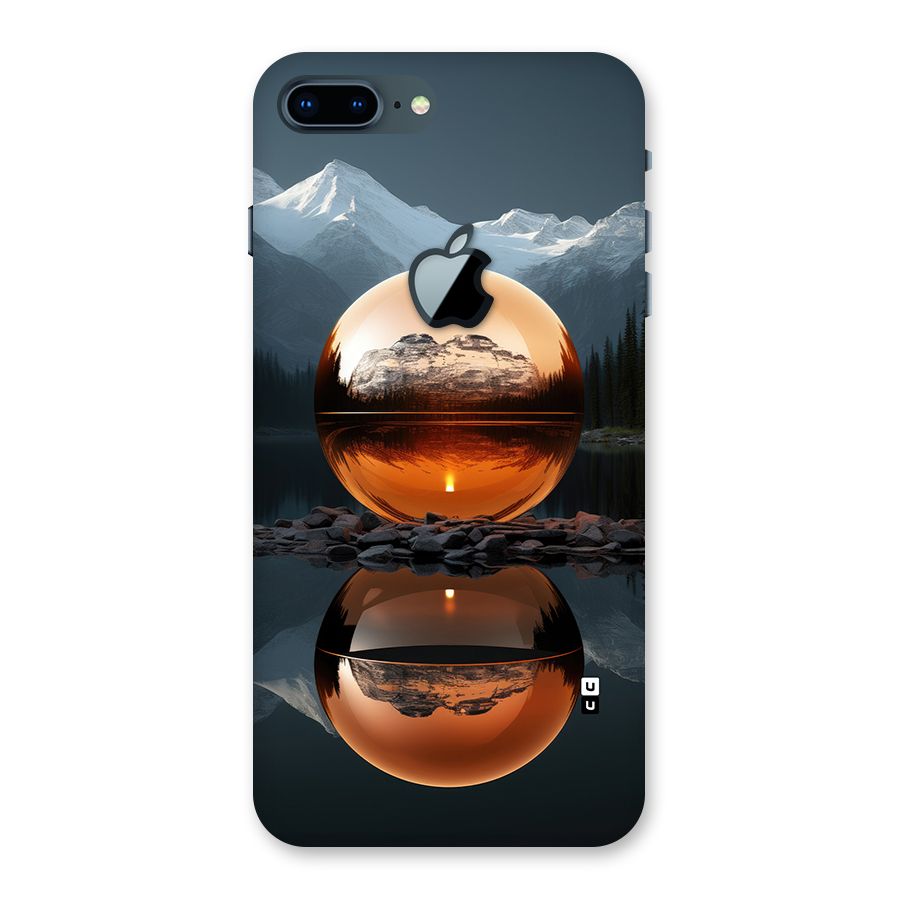 Metal Moon Back Case for iPhone 7 Plus Apple Cut
