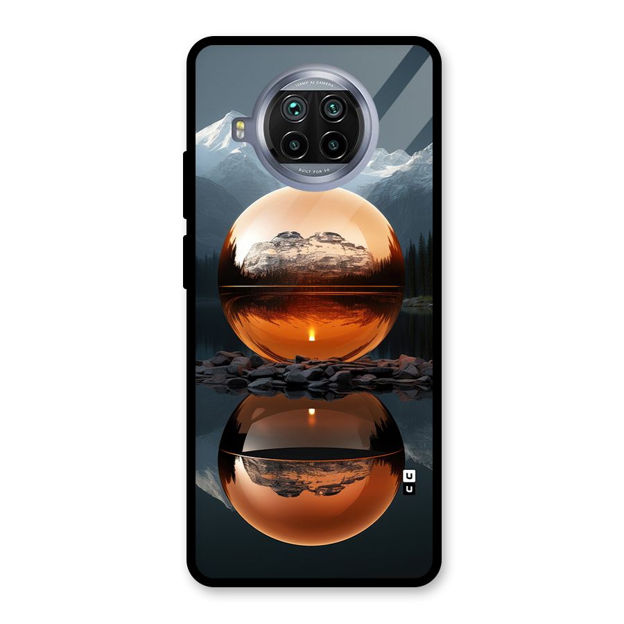 Metal Moon Glass Back Case for Mi 10i