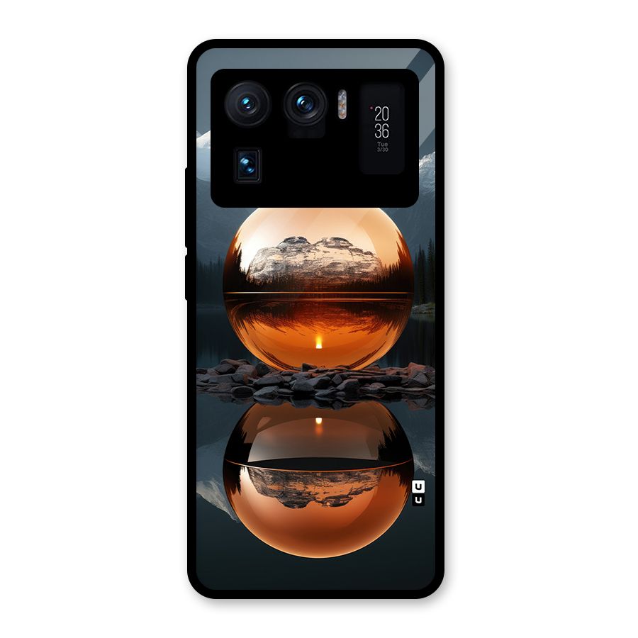 Metal Moon Glass Back Case for Mi 11 Ultra