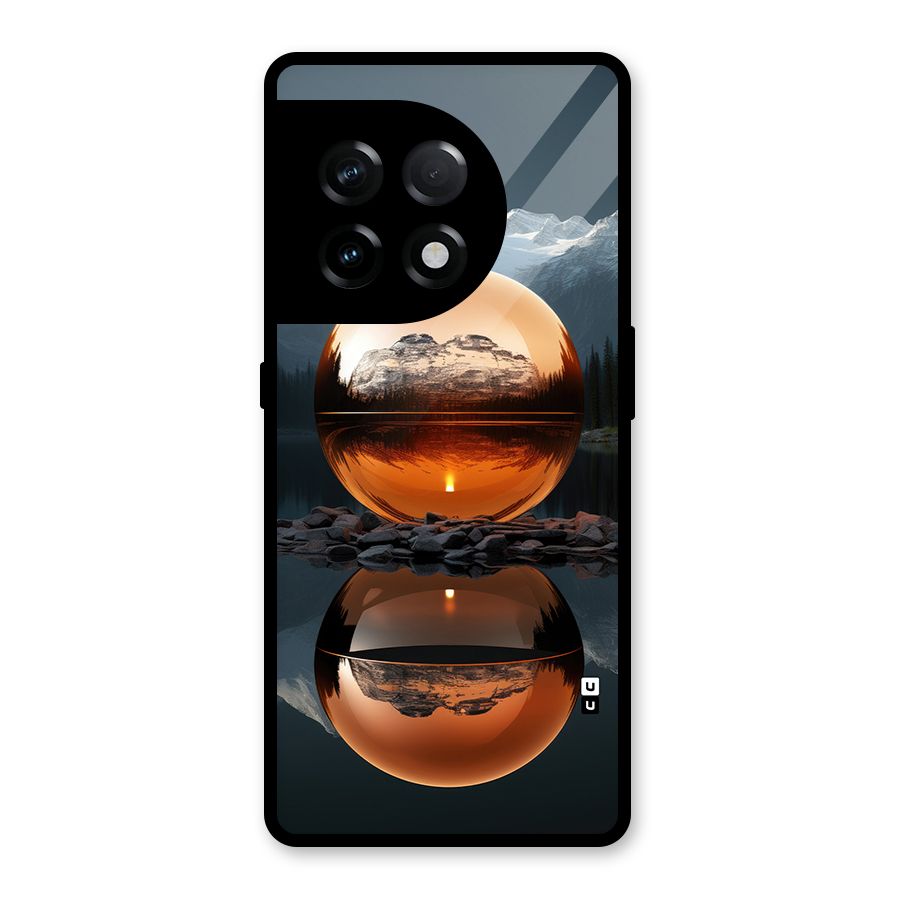 Metal Moon Glass Back Case for OnePlus 11R