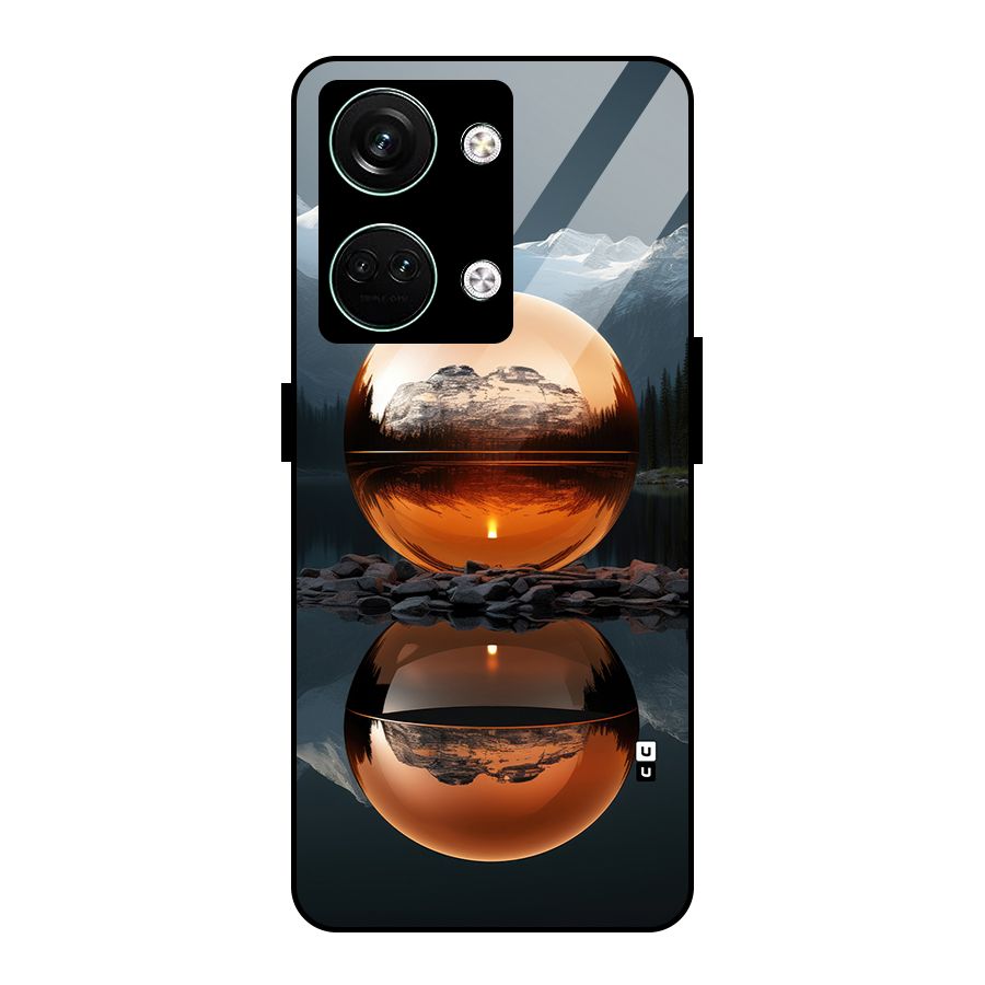 Metal Moon Glass Back Case for Oneplus Nord 3