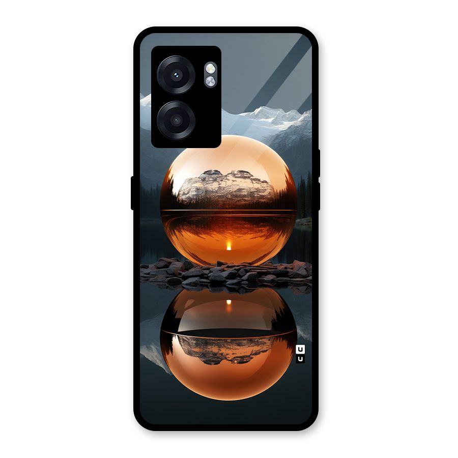 Metal Moon Glass Back Case for Oppo K10 (5G)