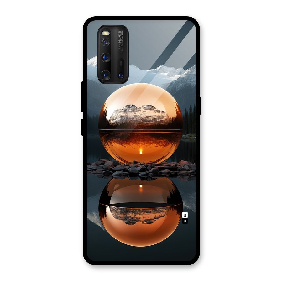 Metal Moon Glass Back Case for Vivo iQOO 3