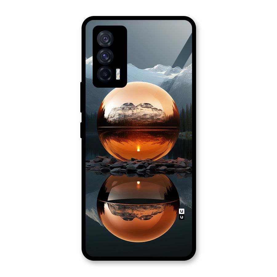 Metal Moon Glass Back Case for Vivo iQOO 7 5G
